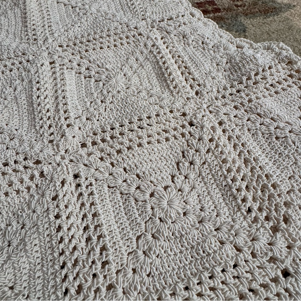 Magali Pascal Nicolette Crochet Top in Off White from Resort 2023 Size XS - Picture 5 of 6